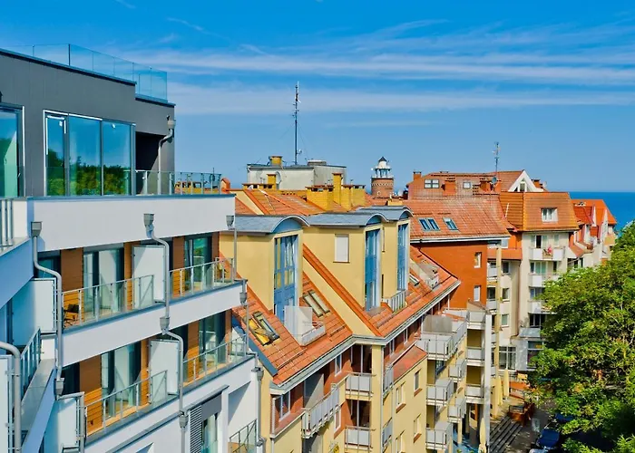 PORTY b103 Nadmorskie Tarasy pool sauna parking Kołobrzeg