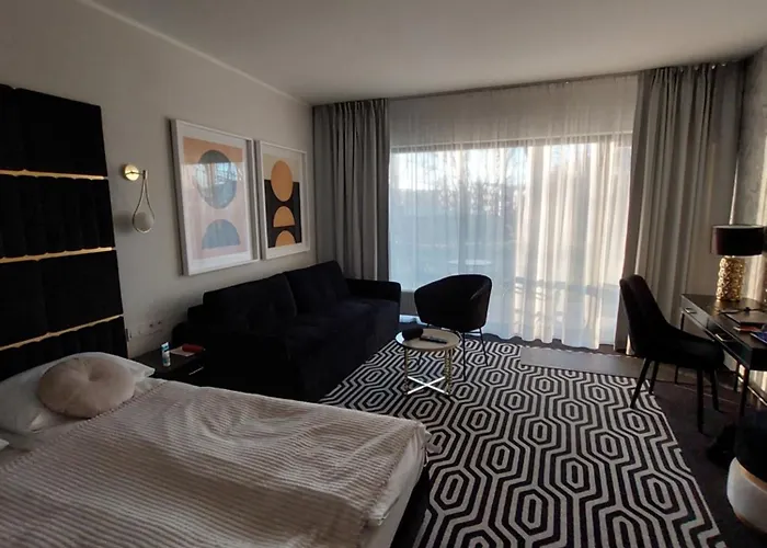 Studio hotelowe A025 z tarasem w Hotelu Solny Kołobrzeg