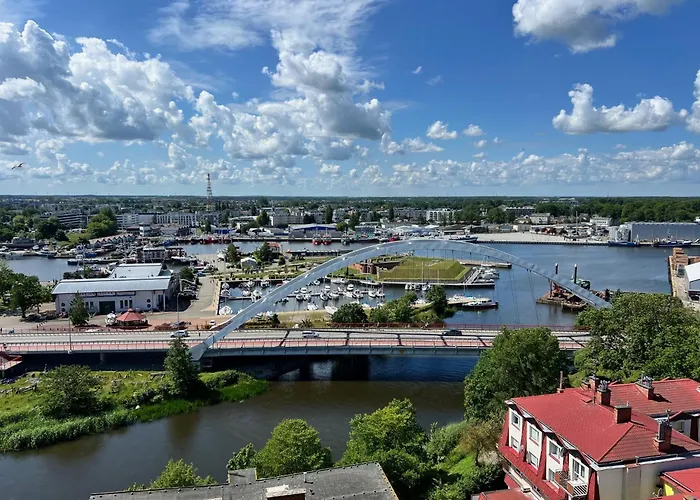 Apartament Portowa z WIDOKIEM NA MORZE Kołobrzeg