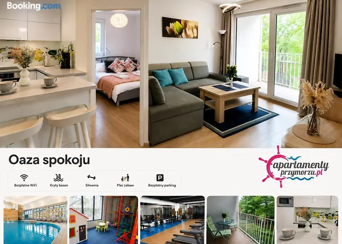 ApartamentyPrzyMorzu Apartament z basenem i bawialnią Kołobrzeg