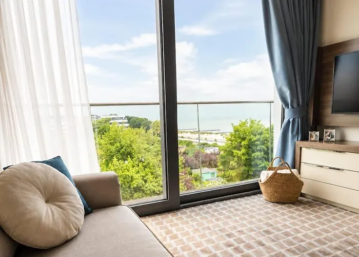 Golden Hour Marine Suite 508 - Sea View At Marine Hotel Kołobrzeg